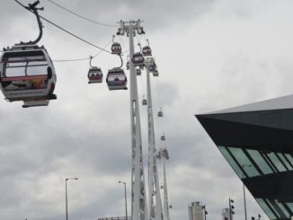 England, London, O2 – two buildings, Mar. 2014