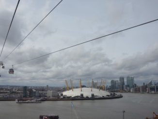 England, London, O2 – two buildings, Mar. 2014