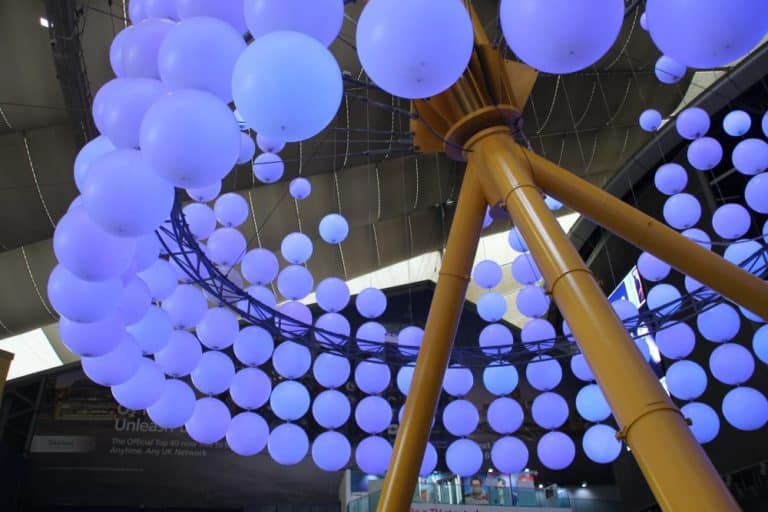 Inghilterra, Londra, O2  – decorazione, mar.2014 (Londra)