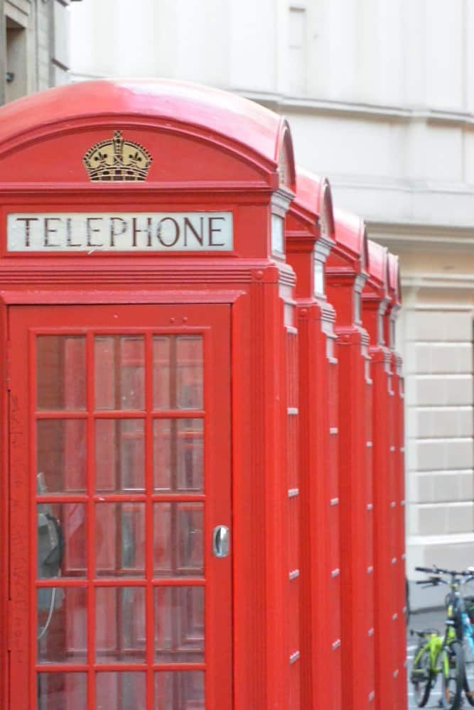Inghilterra, Londra – cabine telefoniche, maggio 2013 (Londra)