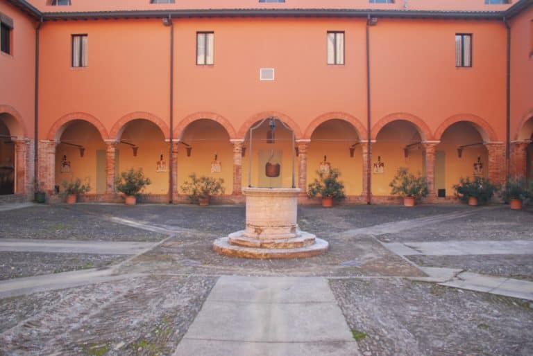 Lugo – 15th century’s courtyard, Feb.2015 (Emilia-Romaña)