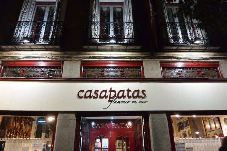 Madrid – outside of the flamenco house, Jan.2018 (Madrid)