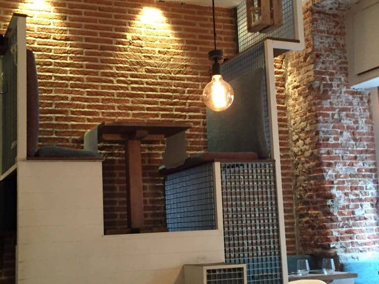 Madrid, Meza3 restaurant – interior, Jan.2018 (Madrid)