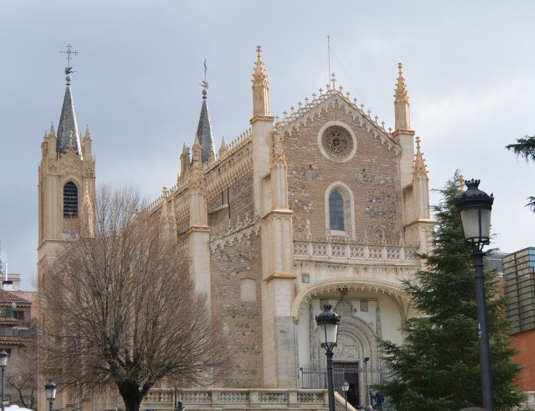Madrid, Prado museum – the church nearby, Jan.2018 (Madrid)
