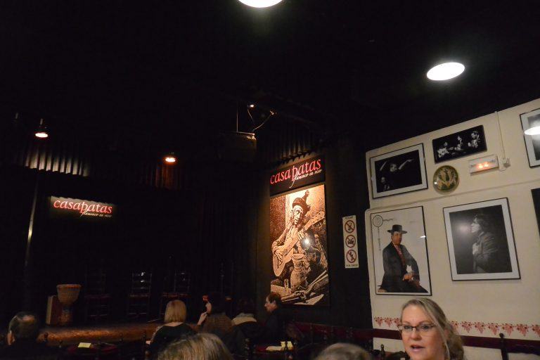 Madrid –  the room for the flamenco, Jan.2018 (Madrid)