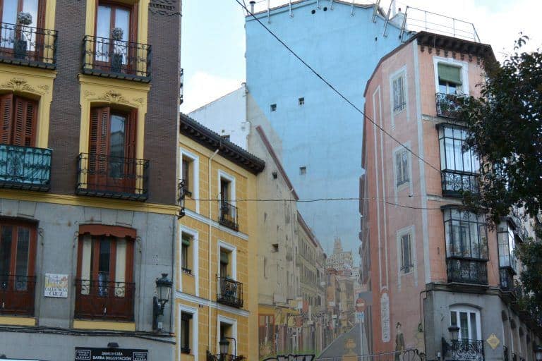 Madrid – picture on the wall, Jan.2018 (Madrid)