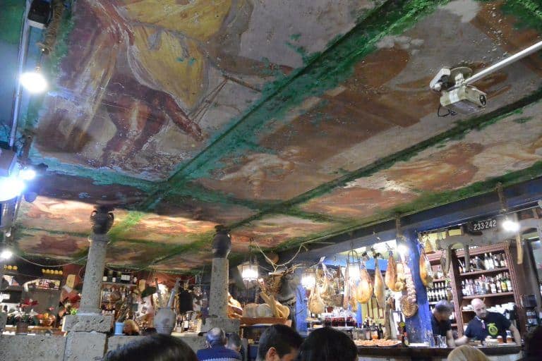 Madrid – inside the restaurant, Jan.2018 (Madrid)