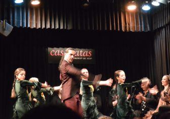 Disfruté de la actuación de flamenco