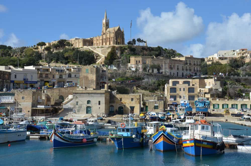 Crossing to Gozo by the ferry - Malta