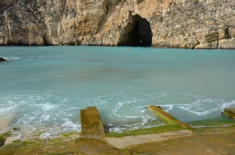 Malta, Gozo – hole in the rock, Feb. 2013 (Gozo)