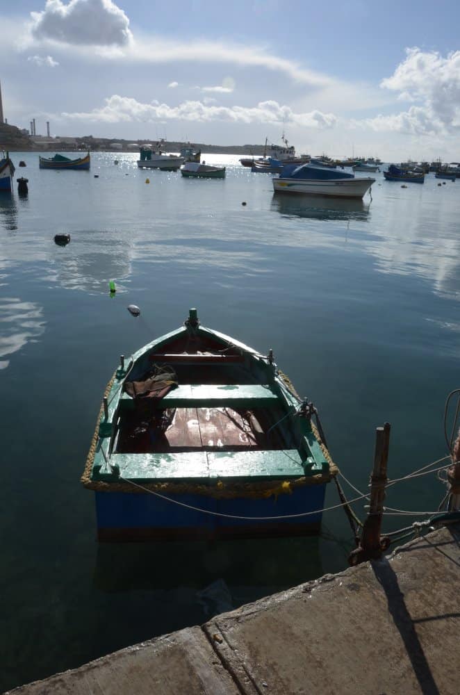 Malta, Marsaxlokk – boat, Feb. 2013
