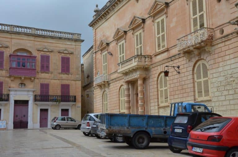 Malta, Mdina – square, Feb. 2013 (Mdia)