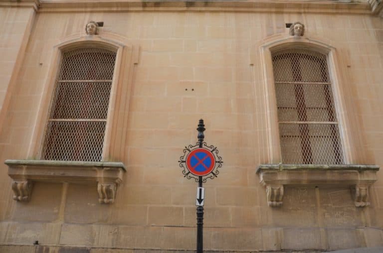 Malta, Mdina – road sign, Feb. 2013 (Mdia)
