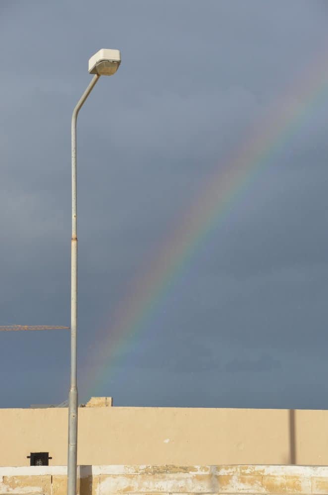 Malta, Valleta – rainbow, Feb.2013 (Valletta)