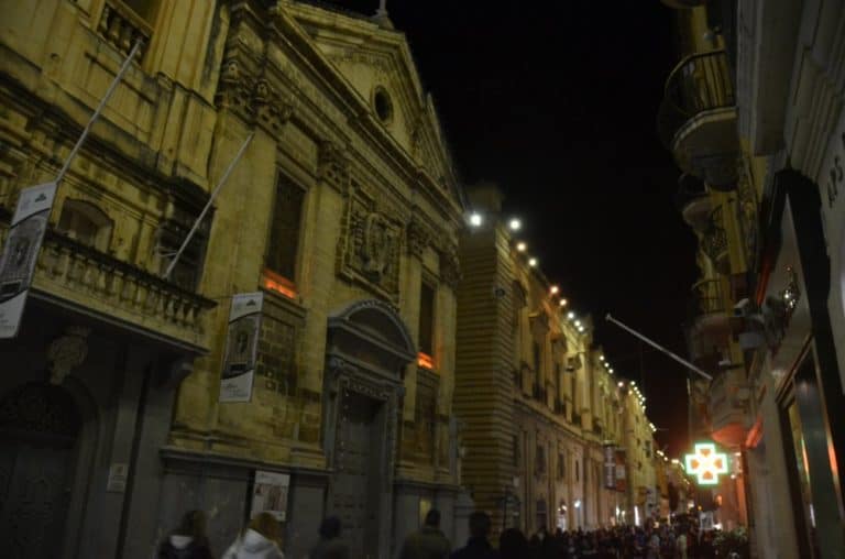 Malta, Valleta – at night, Feb.2013 (Valletta)