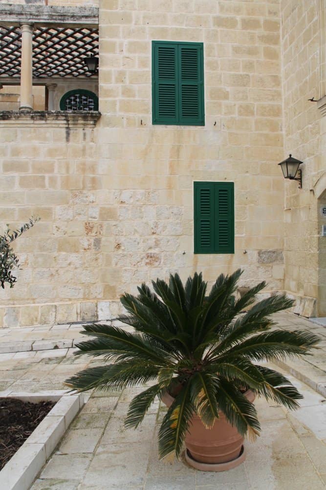 Malta, Mdina – a lot of green, Feb. 2013 (Mdia)