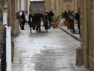 マルタ、イムディーナ－古いバルコニー 2013年2月