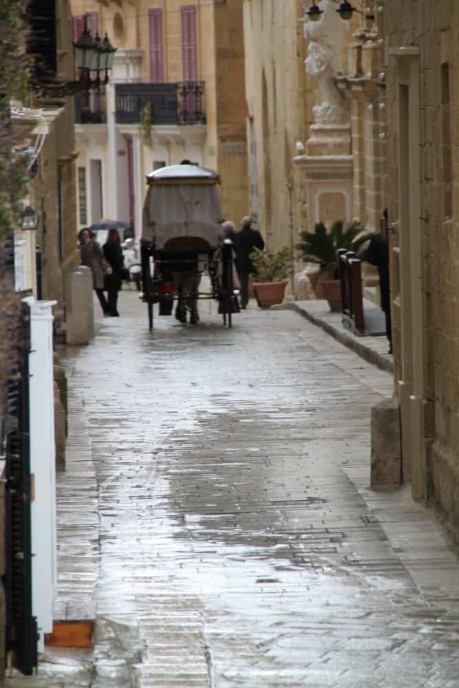 Malta, Mdina – only in carriage, Feb. 2013 (Mdia)