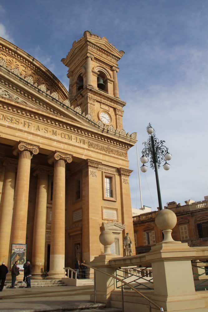 Malta, Mosta – la grande chiesa, febbraio 2012