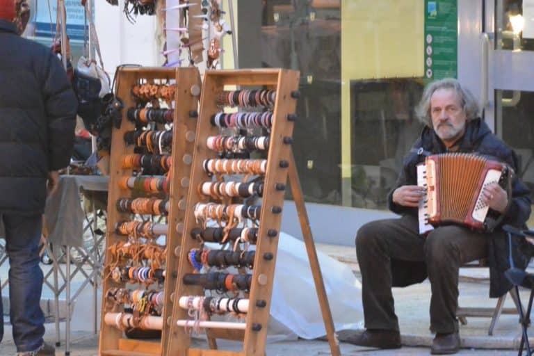 イタリア、マルティーナ・フランカ－アコーディオン 2013年11月 (プーリア州)