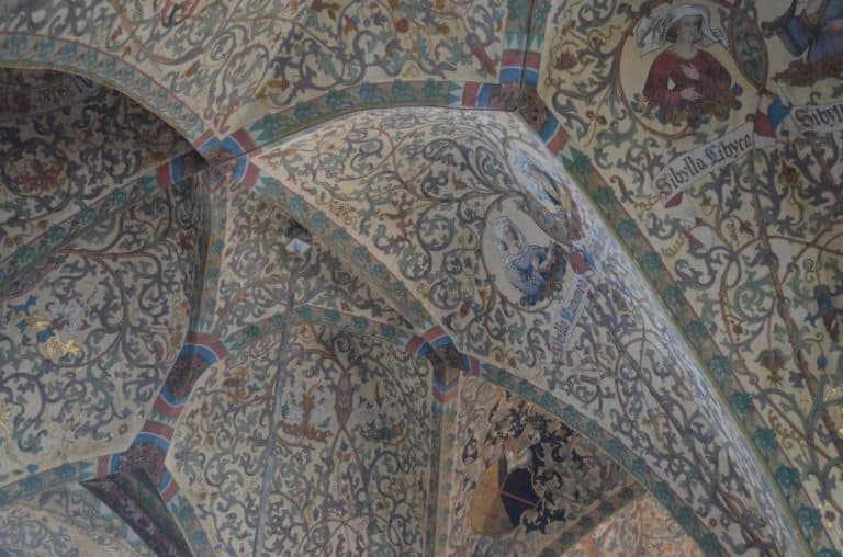 castle – detail of ceiling, Aug.2015 (Meissen)