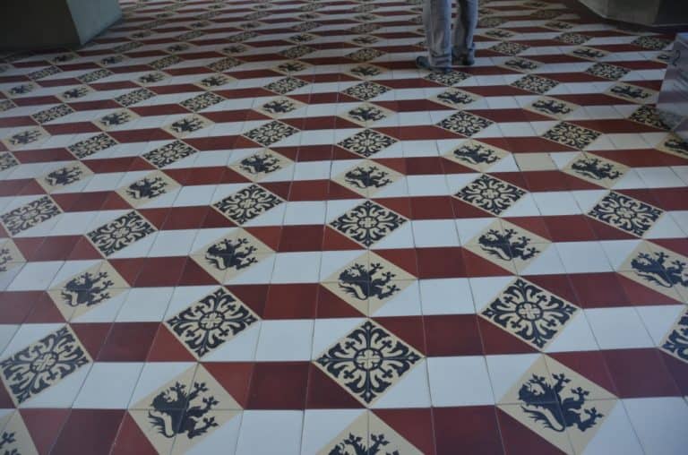 castle – detail of floor, Aug.2015 (Meissen)