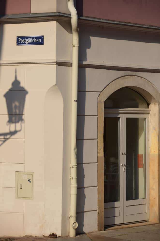 town – on the corner, Aug.2015 (Meissen)