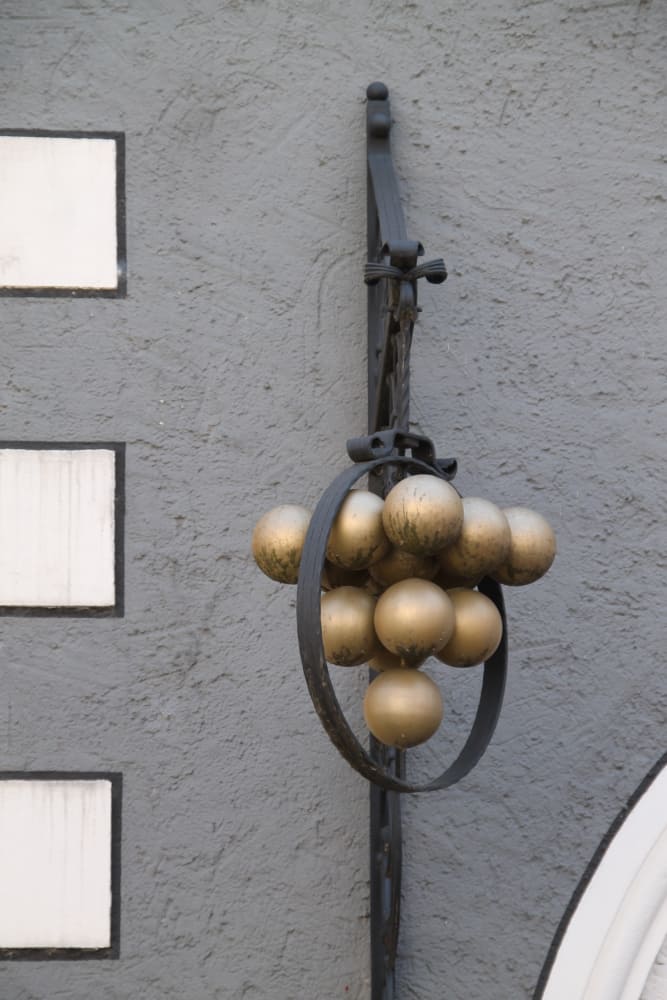 town – sign of grape, Aug.2015 (Meissen)