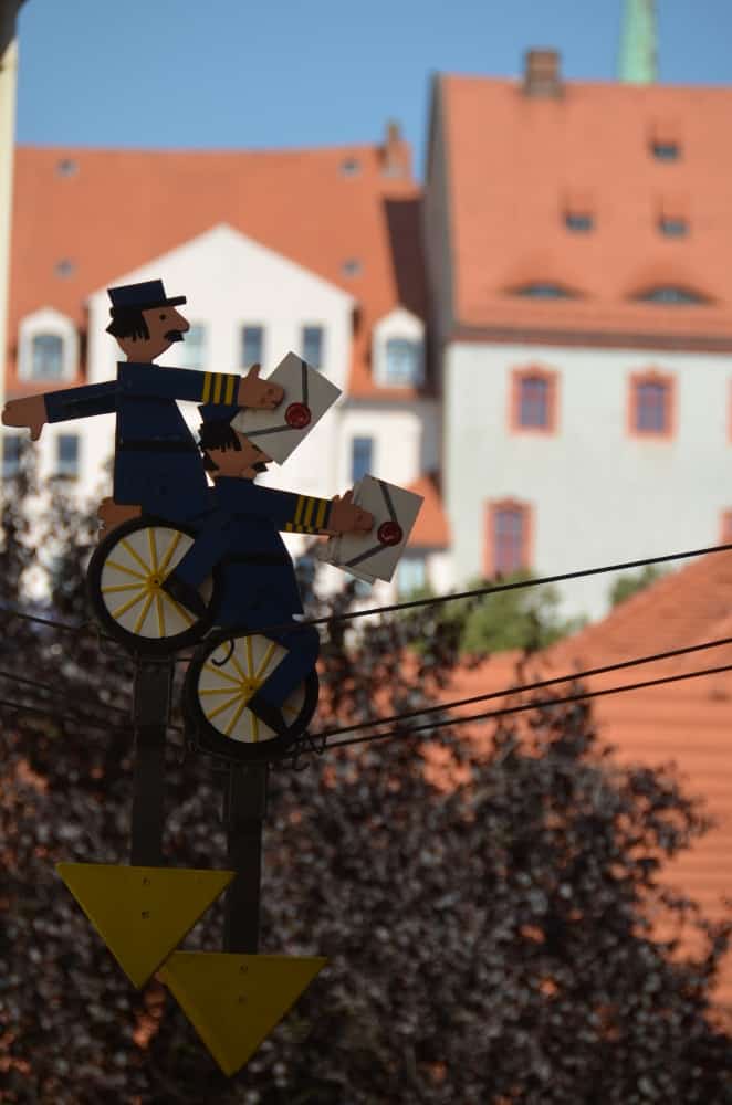 città – bambola di un postino, Agosto 2015 (Meissen)