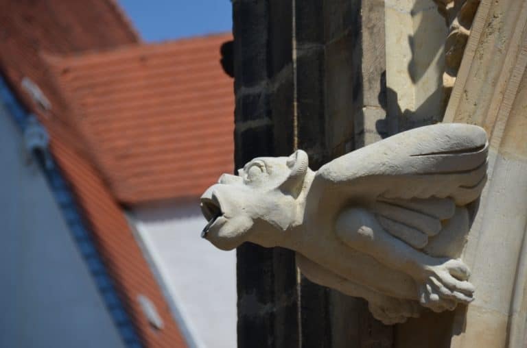 town – gargoyle, Aug.2015 (Meissen)
