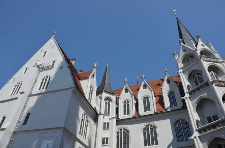 town – white building, Aug.2015 (Meissen)