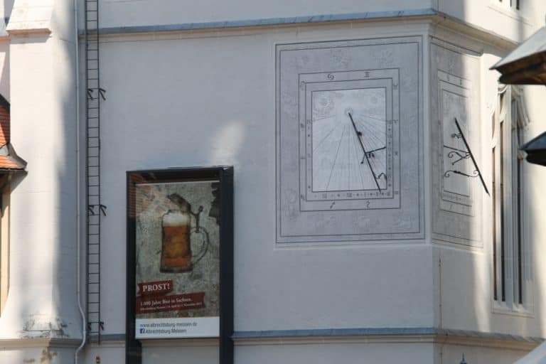 town – sundial, Aug.2015 (Meissen)