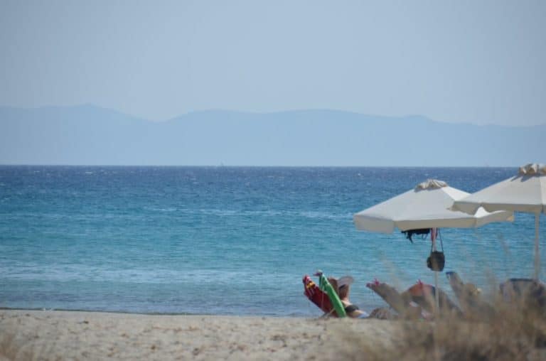 Grecia, Naxos – spiaggia di Mikri Vigla, agosto 2013 (Naxos)