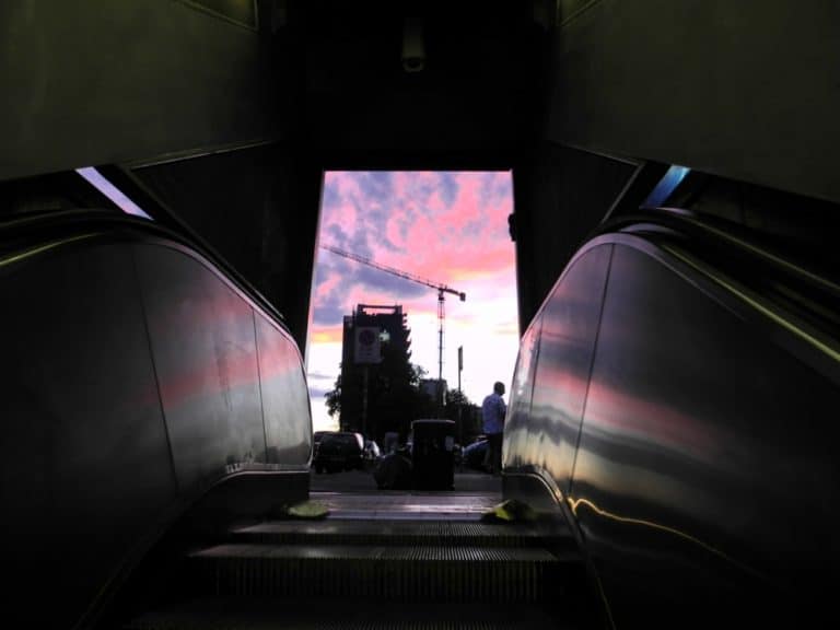 sunset – escarator, June 2015 (Milan)