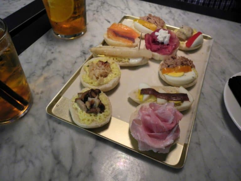 Brera – various tartinas, June 2015 (Milán)