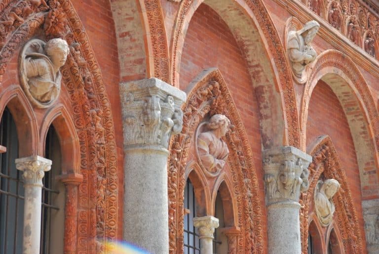 Italy, Milan – details of building, June 2014 (Milan)