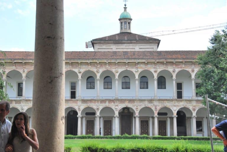 Italy, Milan – building of university, June 2014 (Milan)