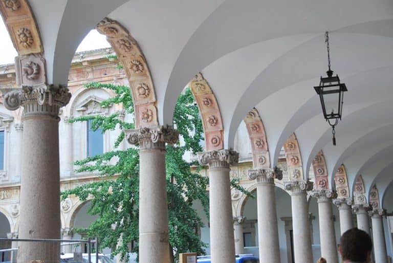 Italy, Milan – cloister, June 2014 (Milan)