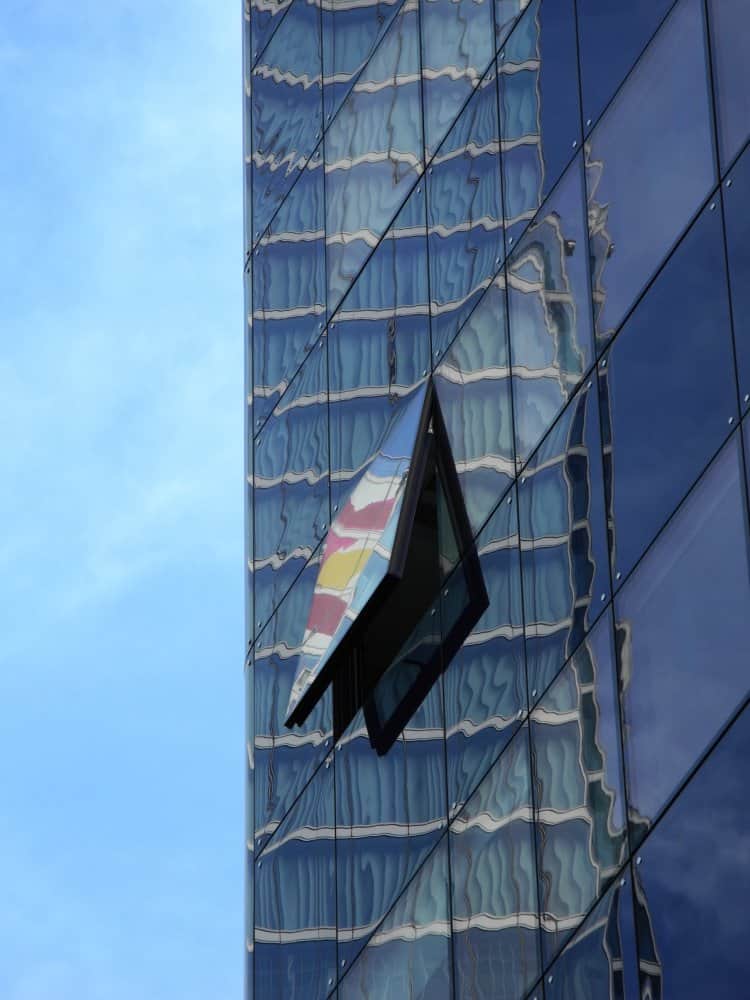 Italy, Milan – blue building, May 2014 (Milan)