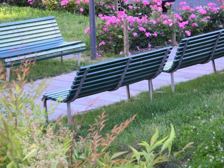 Italy, Milan – benches, May 2014 (Milan)