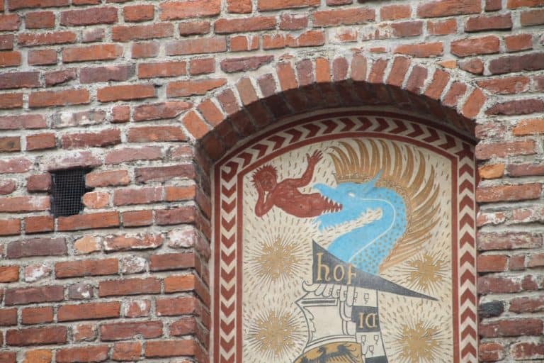 Sforza Castle – on the wall, Oct.2015 (Milan)