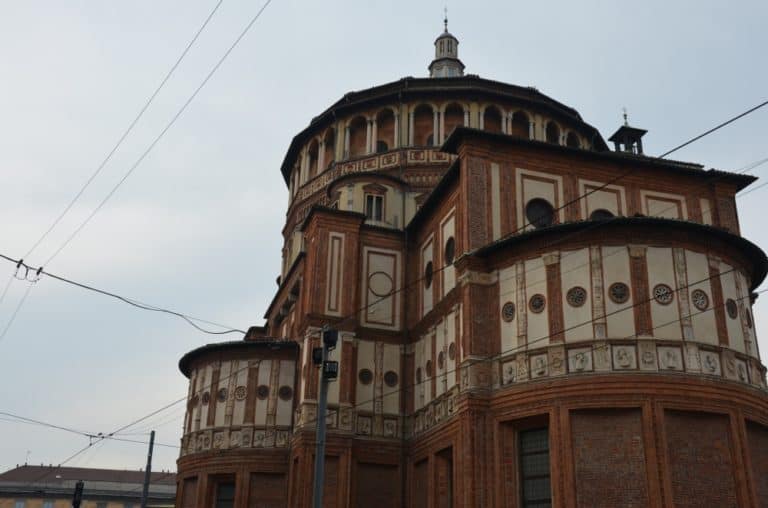 Santa Maria delle Grazie – from back, Oct.2015 (Milan)