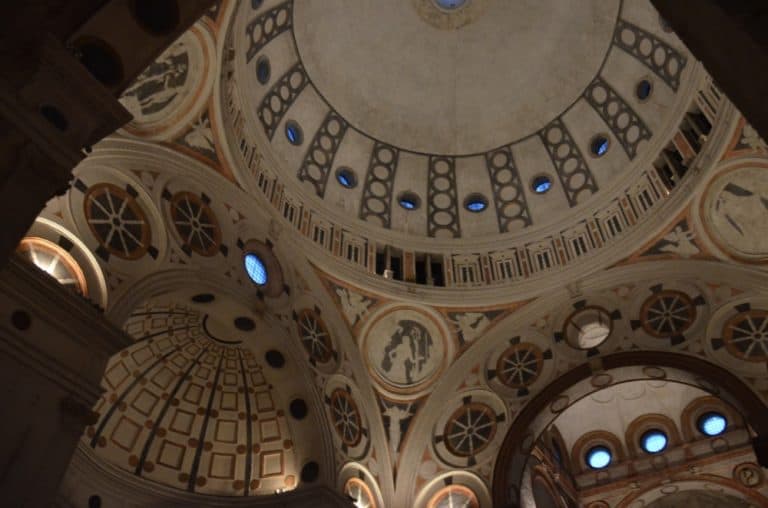 Santa Maria delle Grazie – ceiling, Oct.2015 (Milan)