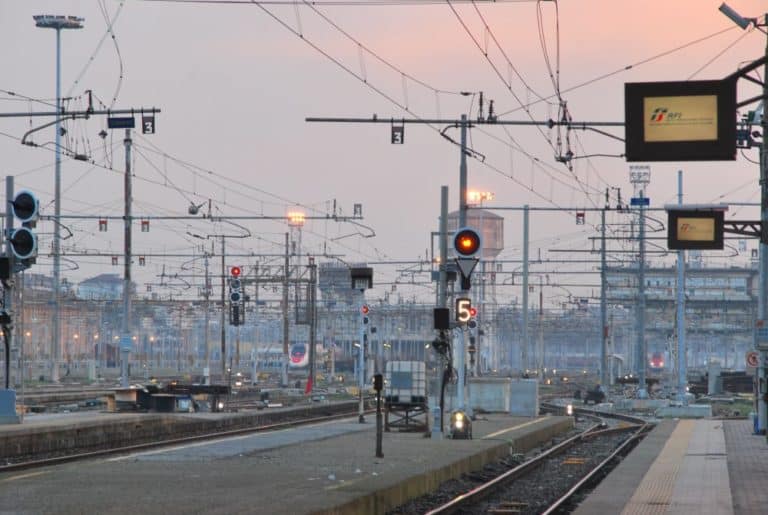 Italy, Milan – station, Feb. 2014 (Milán)
