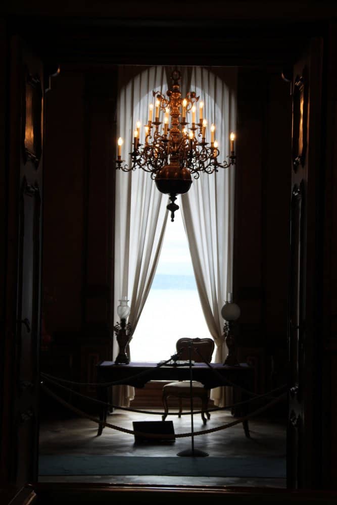 Italy, Miramare – window, Feb. 2014 (Trieste)