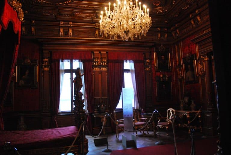 Italy, Miramare – red room, Feb. 2014 (Trieste)