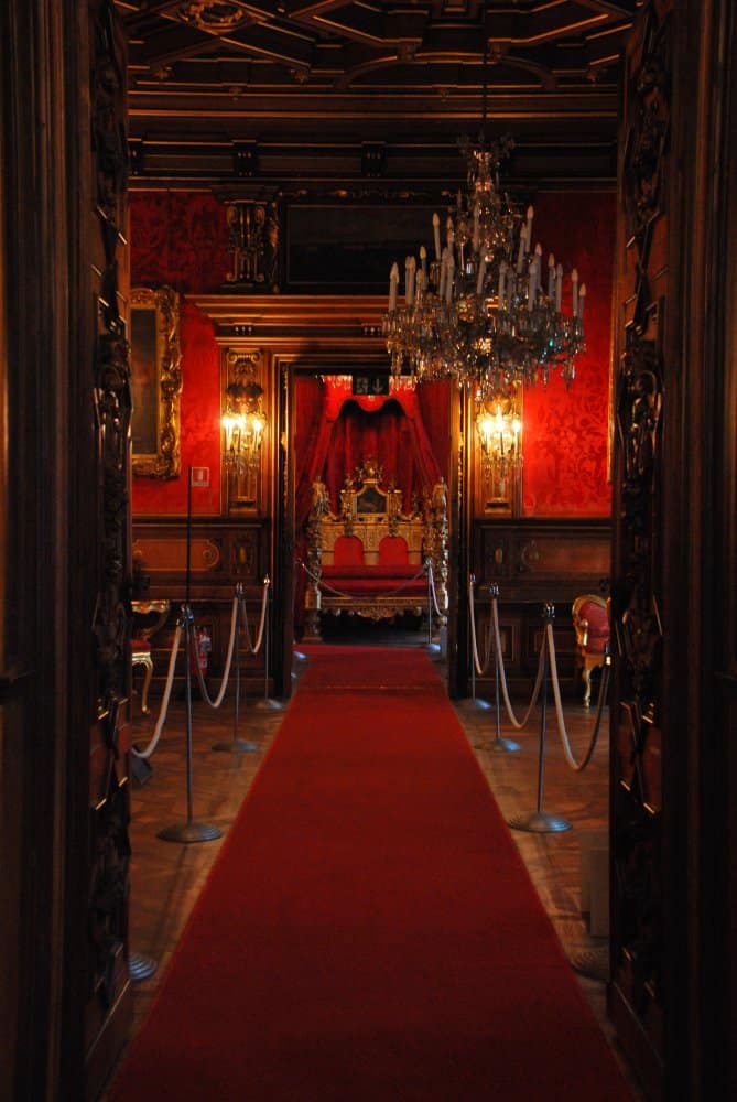 Italy, Miramare – red corridor, Feb. 2014 (Trieste)