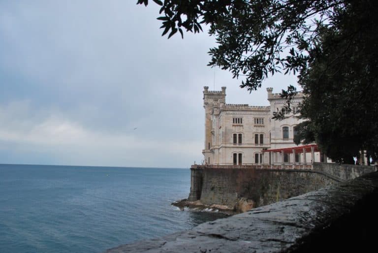 Italy, Miramare – castle and sea, Feb. 2014 (Trieste)