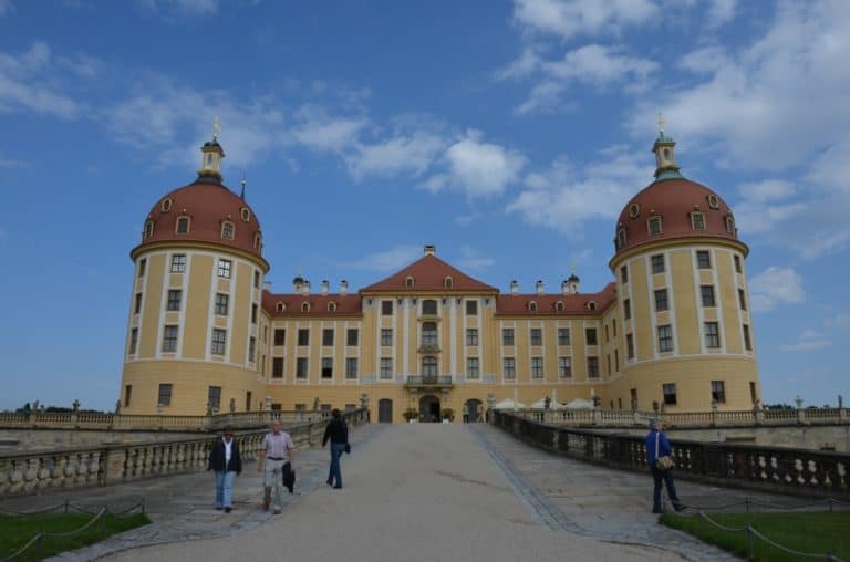 Moritzburg – castle with sky, Sept.2015