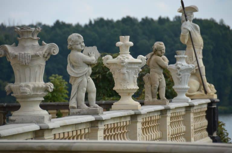 Moritzburg – statues, Sept.2015
